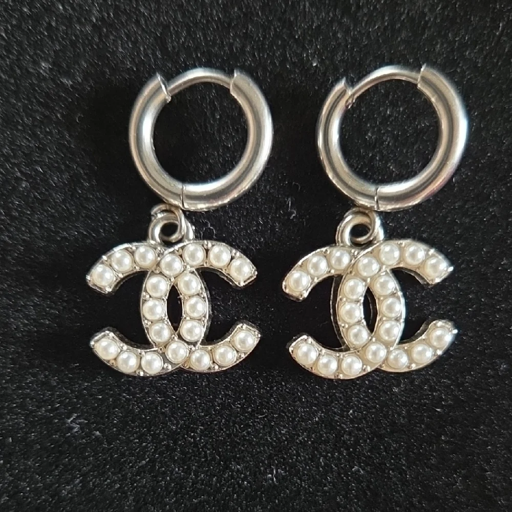 TOKA B Silver Earrings with Pearl Accents - Picture 6 of 8